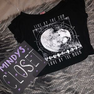 Live by the sun love by the moon t-shirt